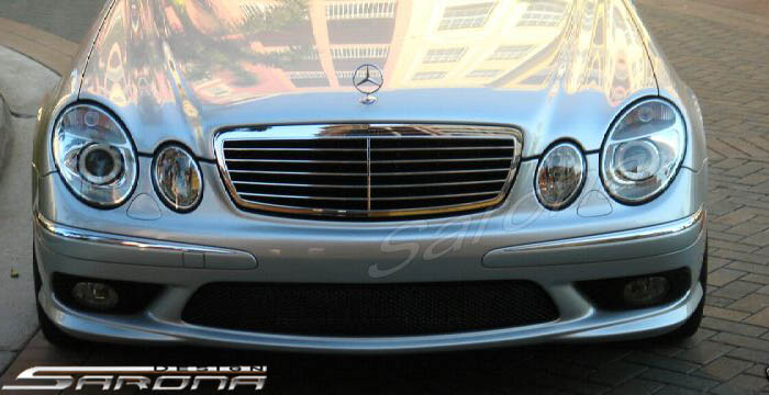 Custom Mercedes E Class Front Bumper  Sedan (2003 - 2006) - $550.00 (Part #MB-024-FB)
